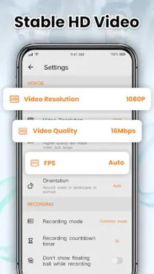 Screen Recorder—Video Recorder android App screenshot 5